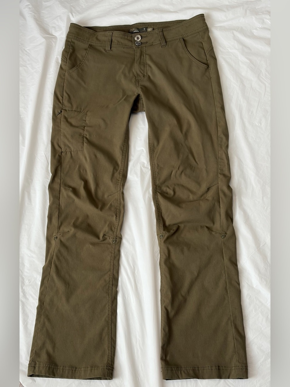 Prana Women's Olive Green Stretch Track Pants